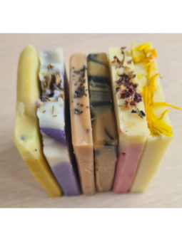 Lot de 5 savonnettes saponifiées à froid | Savons d’Alem