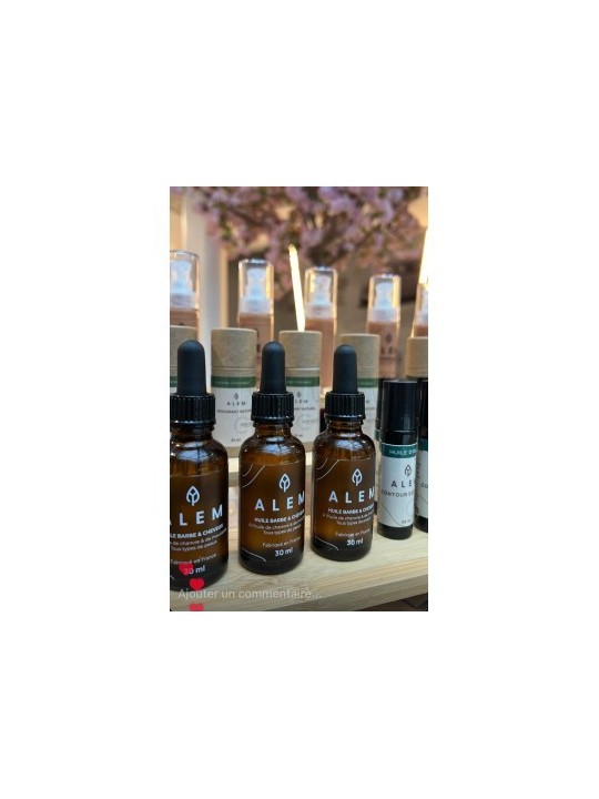 Sérum visage huiles végétales (argan & rose musquée) | Savons d’Alem