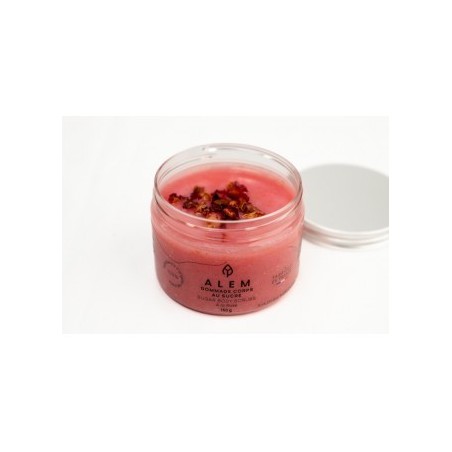 Gommage corps au sucre à la rose | Savons d’Alem