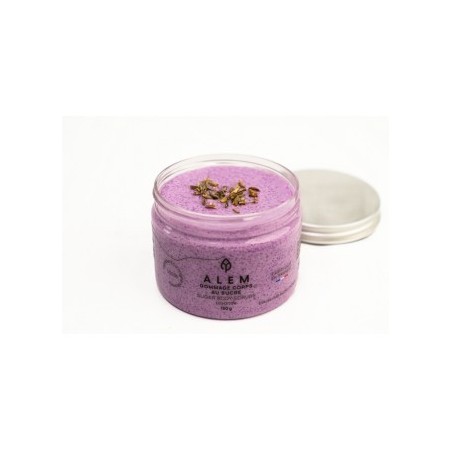 Gommage corps au sucre à la lavande | Savons d’Alem