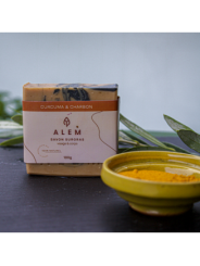 Savon curcuma & charbon | Savons d’Alem