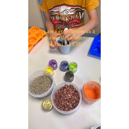 Atelier - Saponification à froid